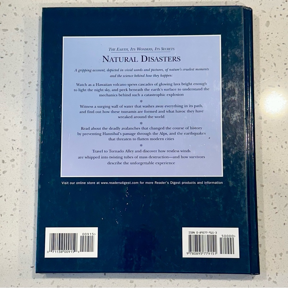 The Earth, Its Wonders, Its Secrets Natural Disasters Book by Reader's Digest - Picture 4 of 4